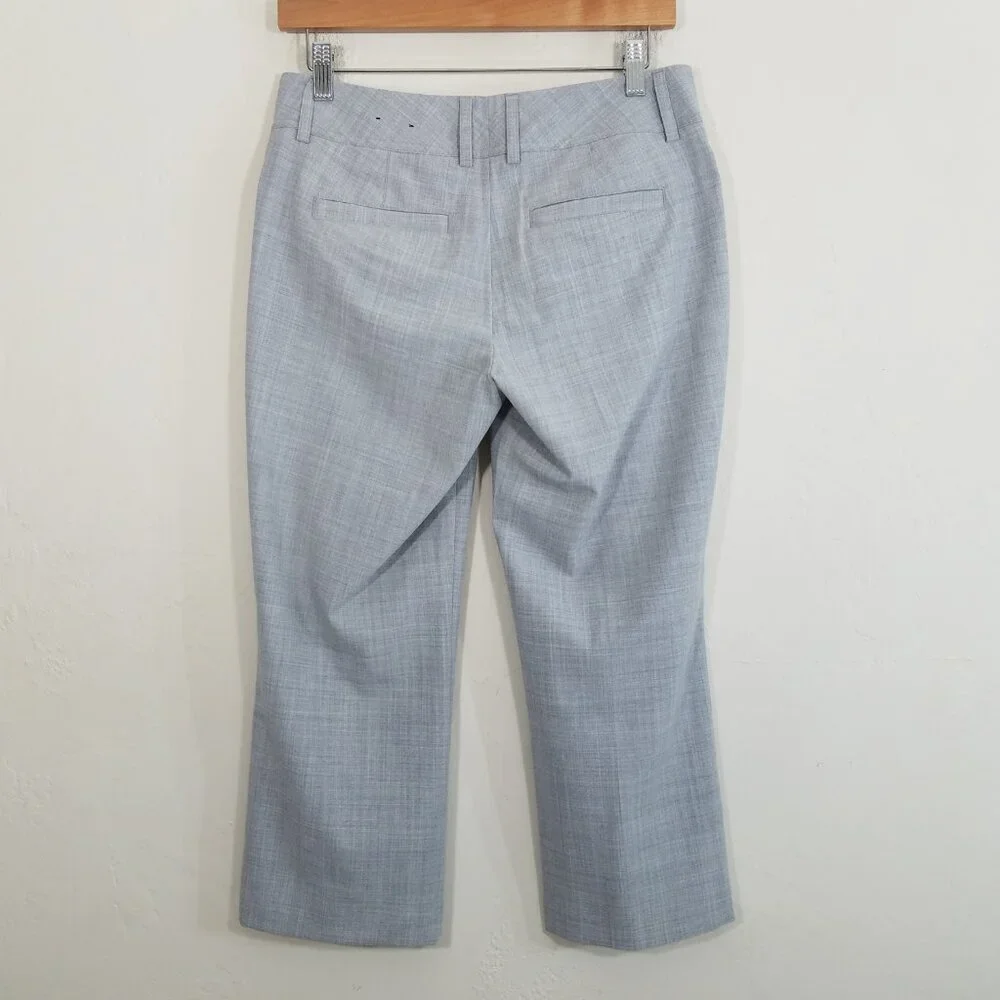 Express Design Studio Cropped Dress Pants Gray Size 4 - Picture 3 of 5
